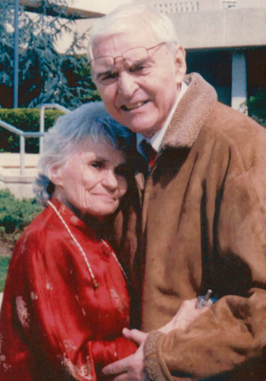 Shirlye and Earl Ubell, the founders of the Ubell Scholarship Fund