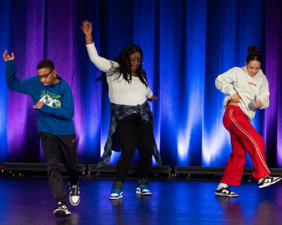 Youth Hip Hop and Step performance
