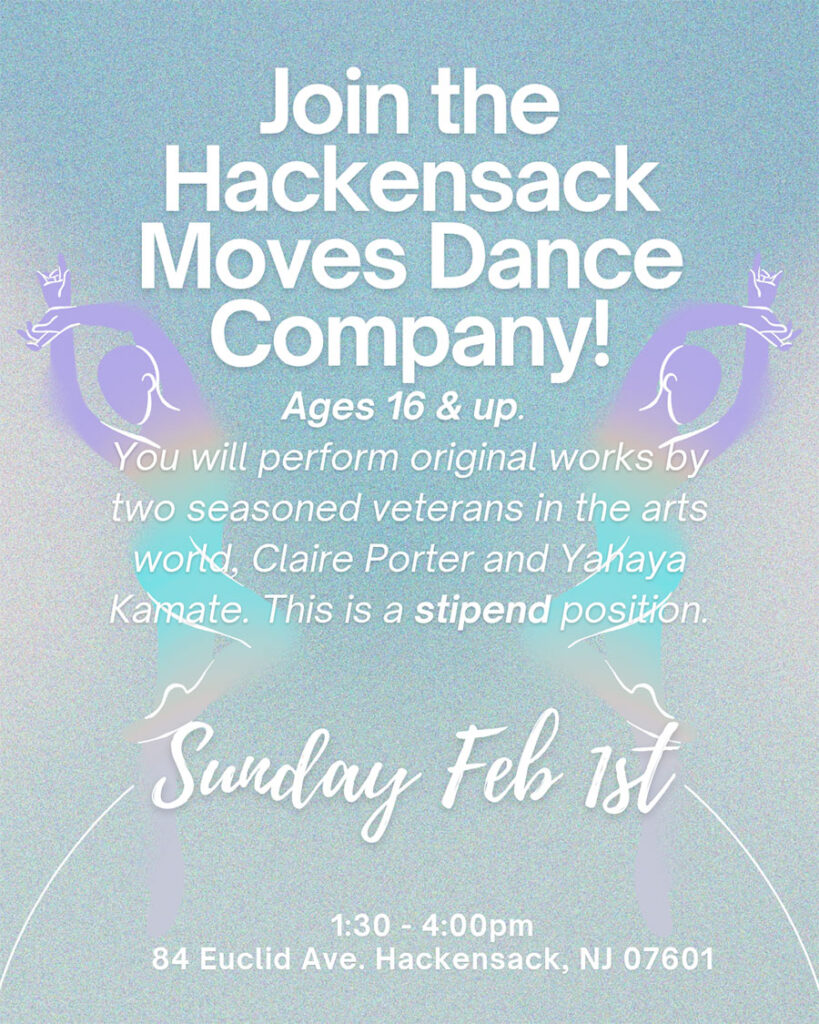 Auditions for the Hackensack Move Dance Company