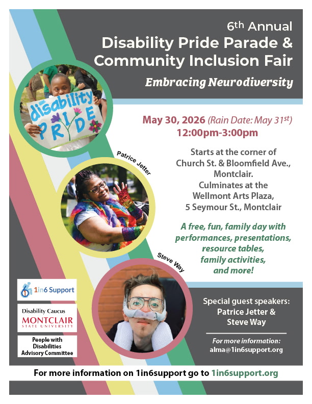 The 6th Annual Montclair Disability Pride Parade & Inclusion Fair