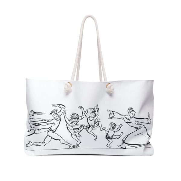 Dancing Figures Illustration Weekender Bag | Center for Modern Dance Education logo