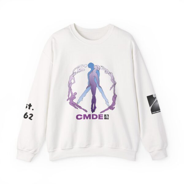 Futuristic Silhouette Figures sweatshirt | CMDE logo crewneck