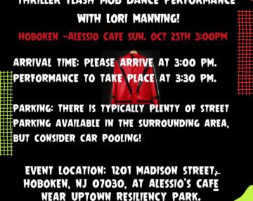 60 min Thriller Flash Mob Dance Performance in Hoboken