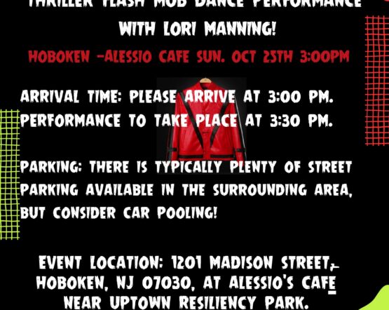 60 min Thriller Flash Mob Dance Performance in Hoboken