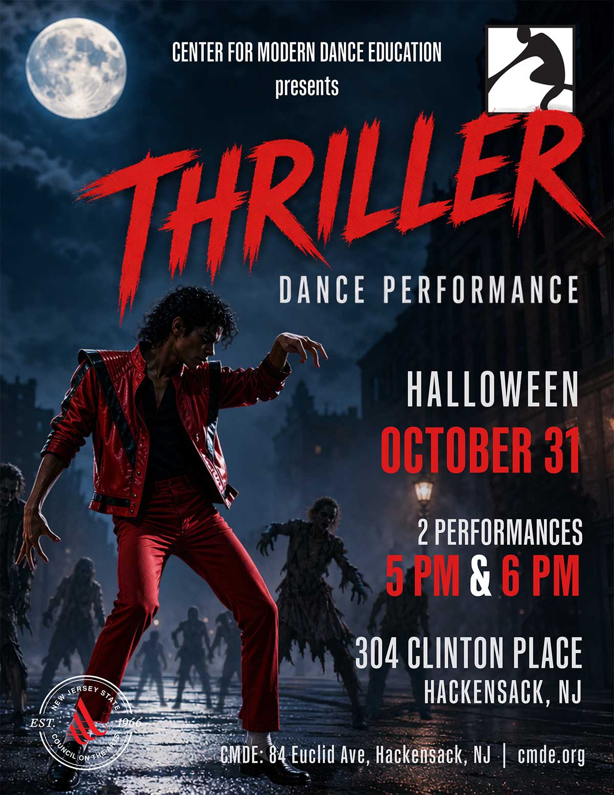 Thriller-Dance-Perfomance-on-Halloween CMDE Thrlller Performance on Clinton place